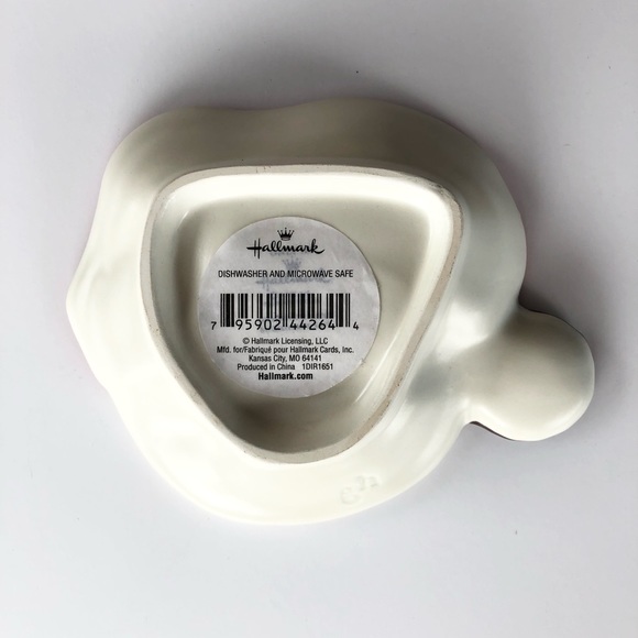 Hallmark small ceramic snowman serving dish - Picture 3 of 6